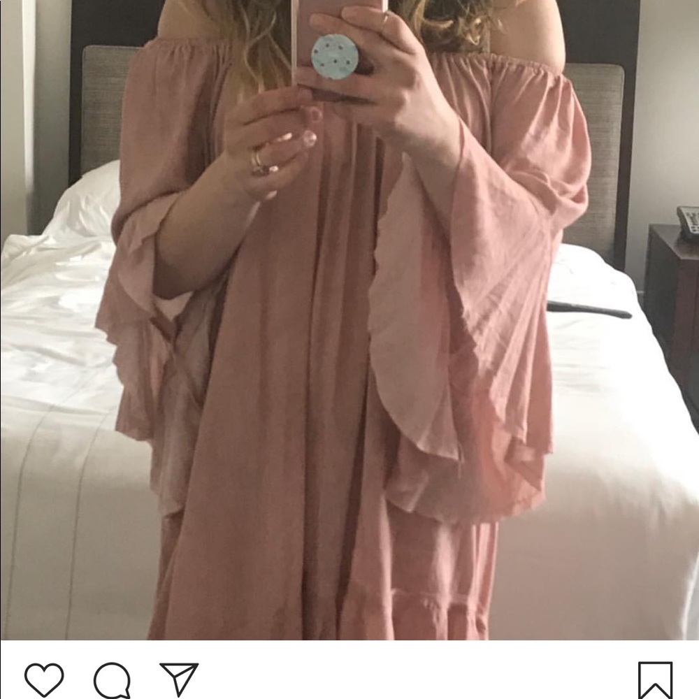 Elan dusty rose cover up one size